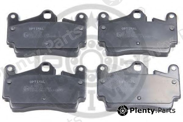  OPTIMAL part 12186 Brake Pad Set, disc brake
