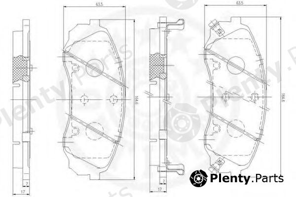  OPTIMAL part 12281 Brake Pad Set, disc brake