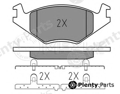  MEYLE part 0252088719 Brake Pad Set, disc brake