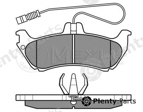 MEYLE part 0252319017/PD (0252319017PD) Brake Pad Set, disc brake