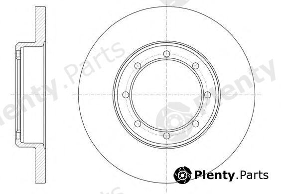  REMSA part 61476.00 (6147600) Brake Disc