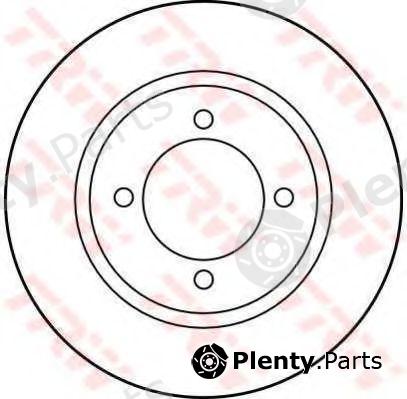  TRW part DF1931 Brake Disc
