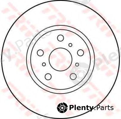  TRW part DF3093 Brake Disc