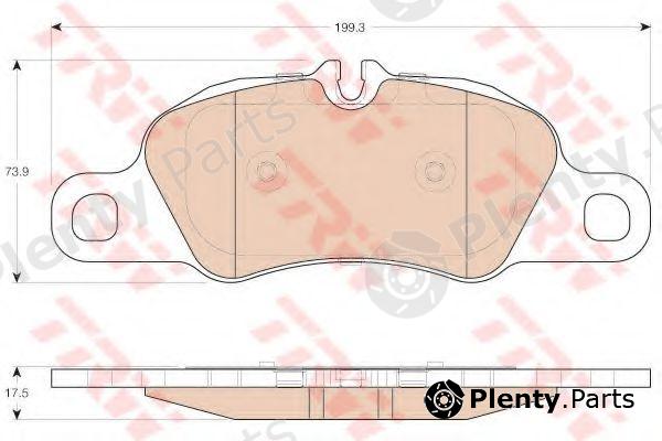  TRW part GDB1990 Brake Pad Set, disc brake