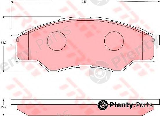  TRW part GDB7669 Brake Pad Set, disc brake