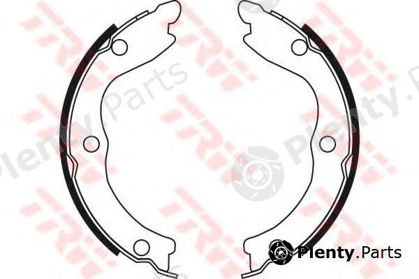  TRW part GS8710 Brake Shoe Set, parking brake