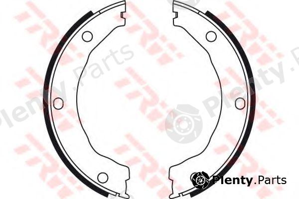  TRW part GS8726 Brake Shoe Set, parking brake