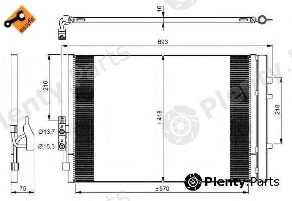  NRF part 350035 Condenser, air conditioning