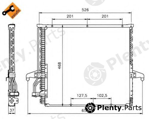  NRF part 35006 Condenser, air conditioning