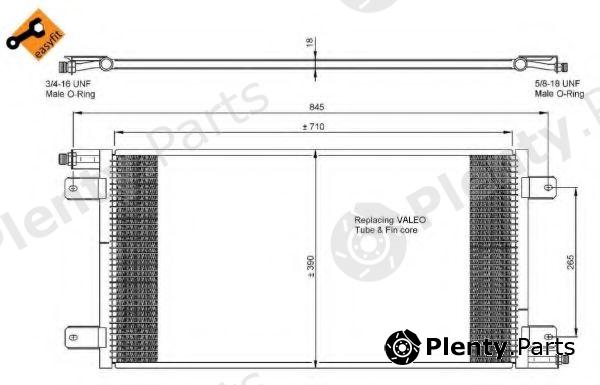  NRF part 35572 Condenser, air conditioning