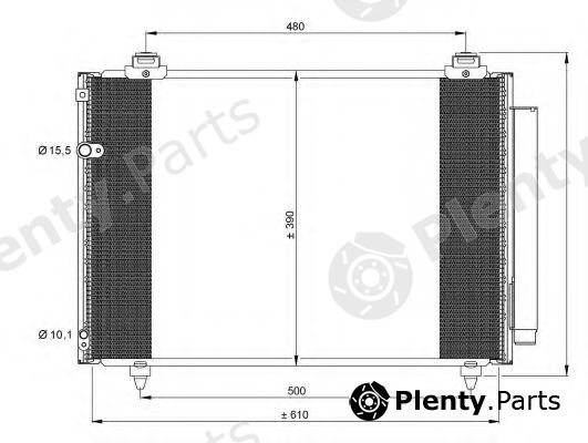  NRF part 35860 Condenser, air conditioning