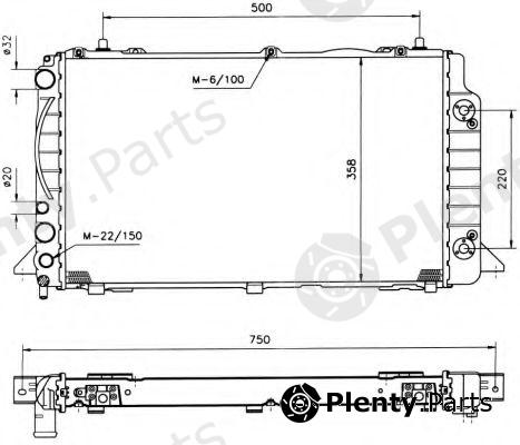  NRF part 50528 Radiator, engine cooling