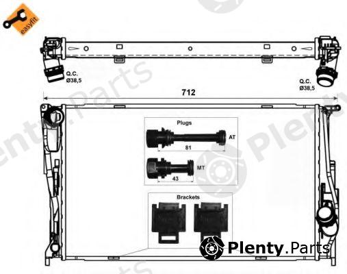  NRF part 53472 Radiator, engine cooling