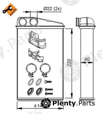  NRF part 54272 Heat Exchanger, interior heating