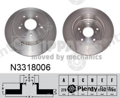  NIPPARTS part N3318006 Brake Disc
