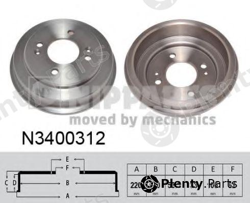  NIPPARTS part N3400312 Brake Drum