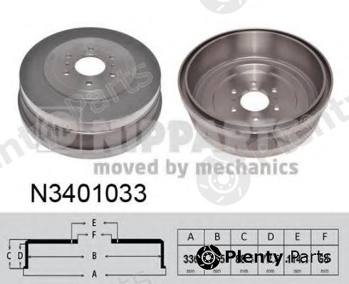  NIPPARTS part N3401033 Brake Drum