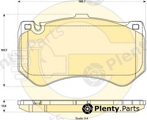  GIRLING part 6119079 Brake Pad Set, disc brake