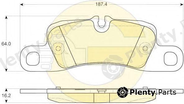  GIRLING part 6119626 Brake Pad Set, disc brake