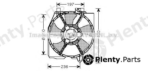 PRASCO part MZ7535 Fan, radiator