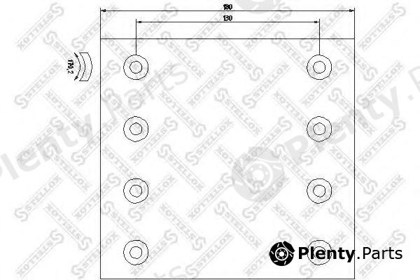  STELLOX part 85-01003-SX (8501003SX) Brake Lining Kit, drum brake