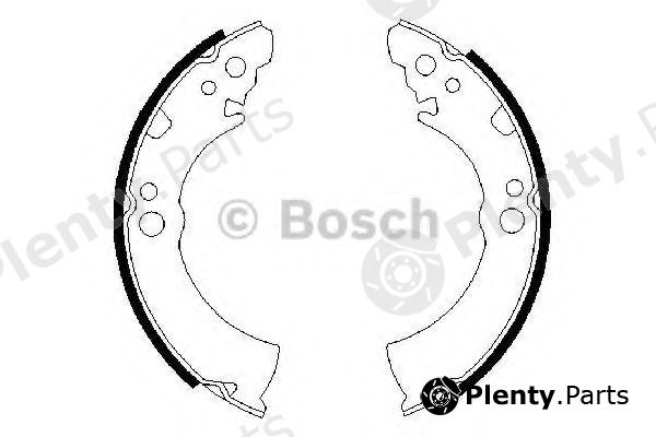  BOSCH part 0986487206 Brake Shoe Set