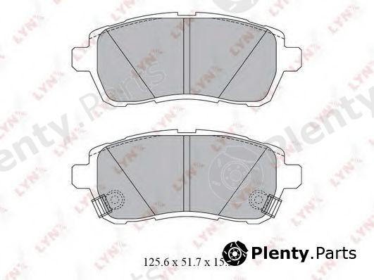 LYNXauto part BD-5123 (BD5123) Brake Pad Set, disc brake
