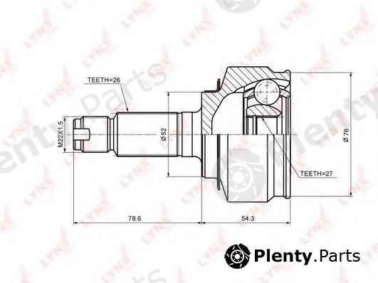  LYNXauto part CO-3694 (CO3694) Joint Kit, drive shaft