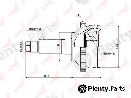  LYNXauto part CO-5153A (CO5153A) Joint Kit, drive shaft