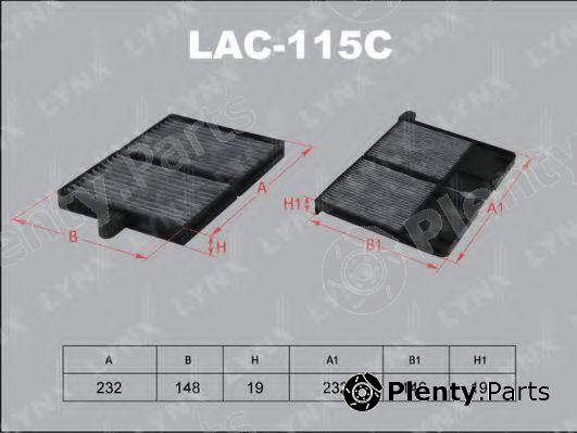 LYNXauto part LAC115C Filter, interior air