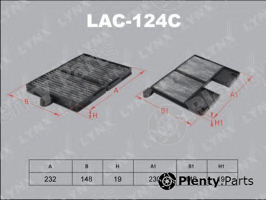  LYNXauto part LAC124C Filter, interior air