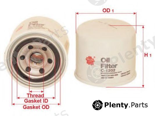  SAKURA part C1202 Oil Filter