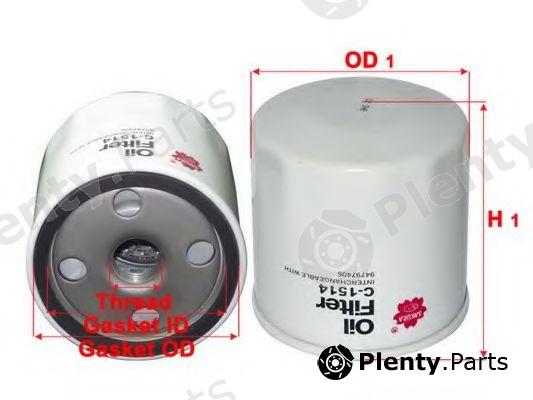  SAKURA part C1514 Oil Filter