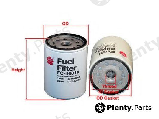  SAKURA part FC46010 Fuel filter