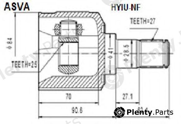  ASVA part HYIU-NF (HYIUNF) Replacement part