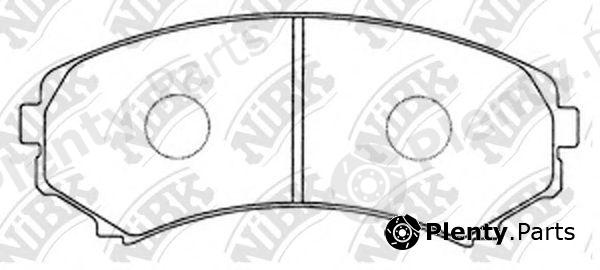  NiBK part PN3414 Brake Pad Set, disc brake