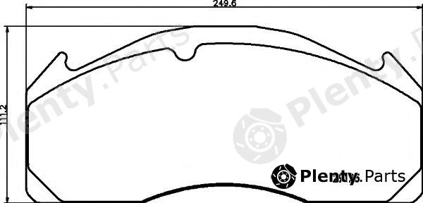  TEXTAR part 2912529214D7500 Brake Pad Set, disc brake
