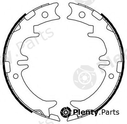  FERODO part FSB674 Brake Shoe Set, parking brake