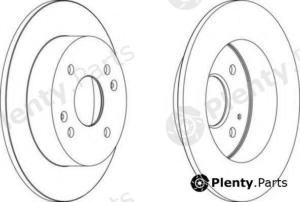  FERODO part DDF1488 Brake Disc