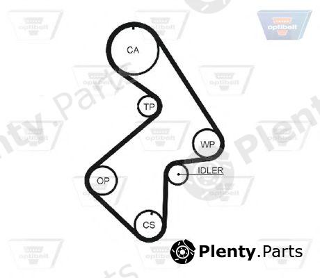 OPTIBELT part ZRK1227 Timing Belt