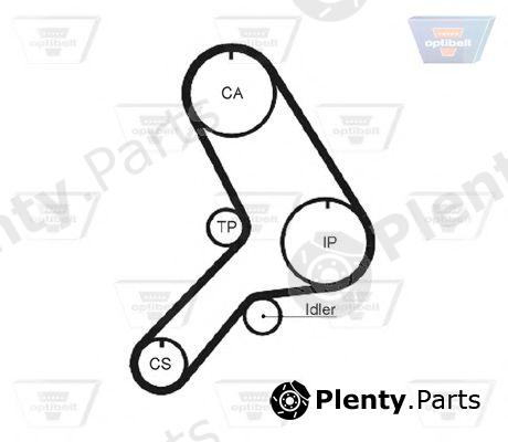  OPTIBELT part ZRK1254 Timing Belt