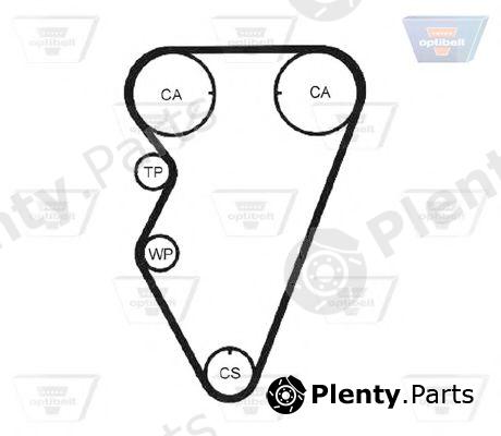  OPTIBELT part ZRK1392 Timing Belt
