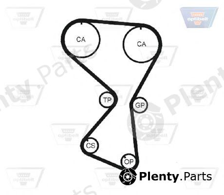  OPTIBELT part ZRK1541 Timing Belt