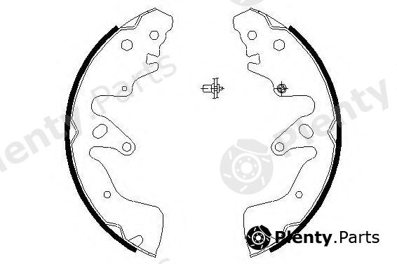  HELLA part 8DB355000-261 (8DB355000261) Brake Shoe Set