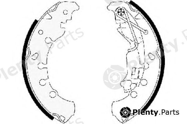  HELLA part 8DB355002-961 (8DB355002961) Brake Shoe Set