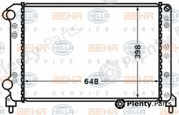  BEHR part 8MK376767-691 (8MK376767691) Radiator, engine cooling