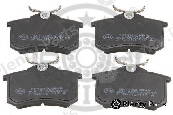  OPTIMAL part 9548 Brake Pad Set, disc brake