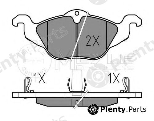  MEYLE part 0252306317/W (0252306317W) Brake Pad Set, disc brake