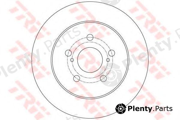  TRW part DF6145 Brake Disc