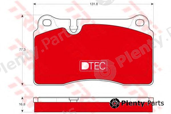  TRW part GDB1670DTE Brake Pad Set, disc brake
